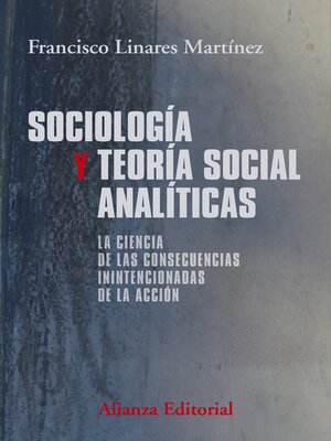 cover image of Sociología y teoría social analíticas